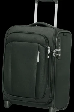 Samsonite Spinner (4 Wheel) | Eco Friendly Luggage-RESPARK Upright Underseater 45cm - Forest Green