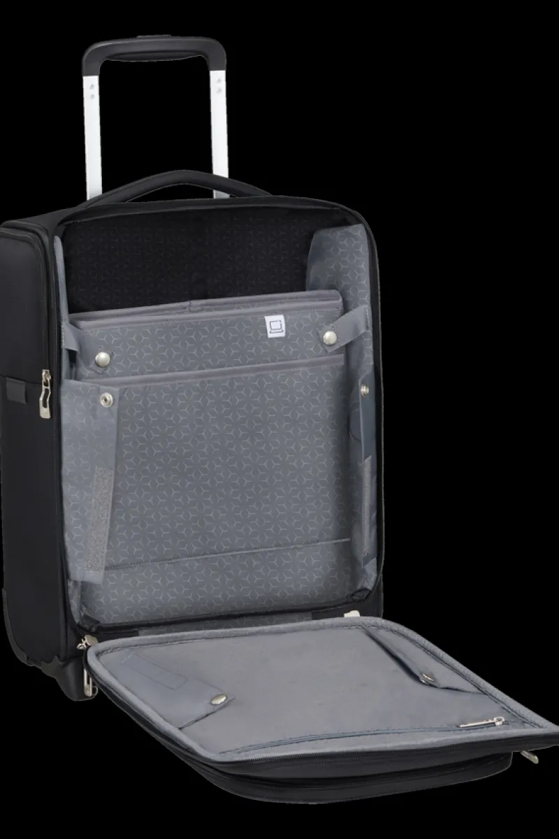 Samsonite Spinner (4 Wheel) | Eco Friendly Luggage-RESPARK Upright Underseater 45cm - Ozone Black