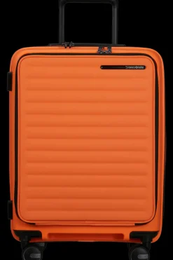 Samsonite Spinner (4 Wheel) | Hardside Luggage-RESTACKD Spinner Expandable (4 wheels) 55cm - Papaya