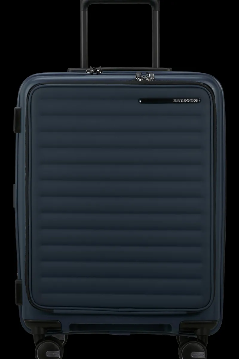 Samsonite Spinner (4 Wheel) | Hardside Luggage-RESTACKD Spinner Expandable (4 wheels) 55cm - Midnight