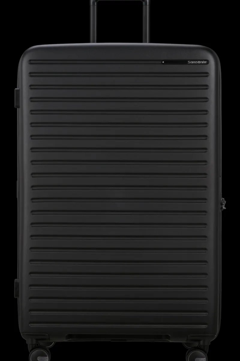 Samsonite Spinner (4 Wheel) | Hardside Luggage-RESTACKD Spinner Expandable (4 wheels) 81cm - Black