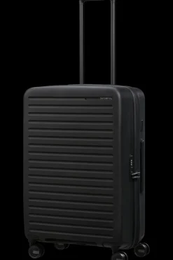 Samsonite Spinner (4 Wheel) | Hardside Luggage-RESTACKD Spinner Expandable (4 wheels) 68cm - Black