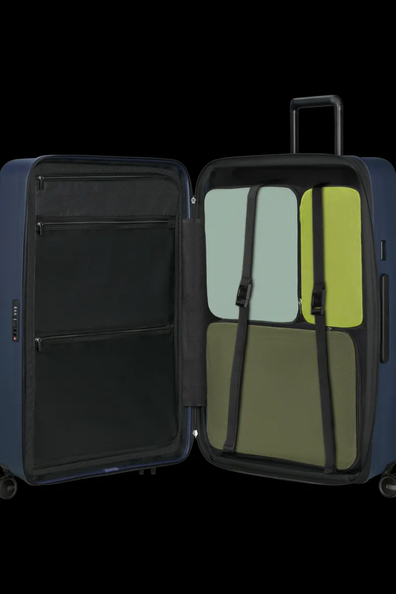 Samsonite Spinner (4 Wheel) | Hardside Luggage-RESTACKD Spinner Expandable (4 wheels) 81cm - Midnight