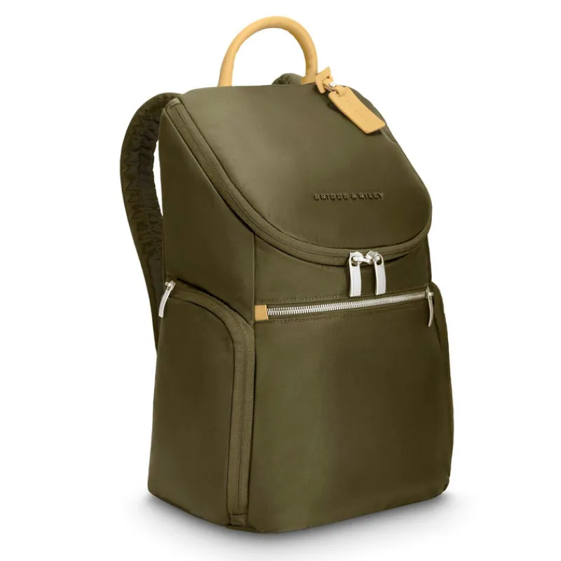 Briggs & Riley Backpacks-RHAPSODY U Zip Backpack - Olive