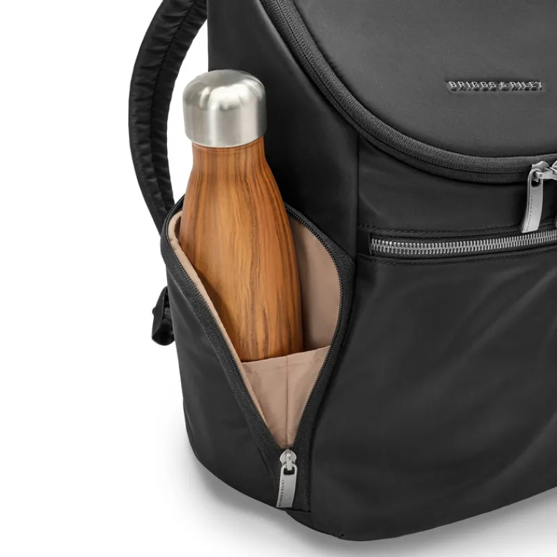 Briggs & Riley Backpacks-RHAPSODY U Zip Backpack - Black