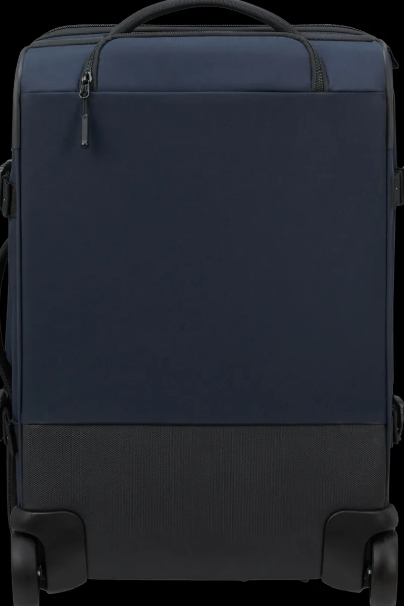Samsonite Eco Friendly Luggage | Cabin Luggage-SECURIPAK 2.0 Duffle with wheels 52cm - Dark Blue