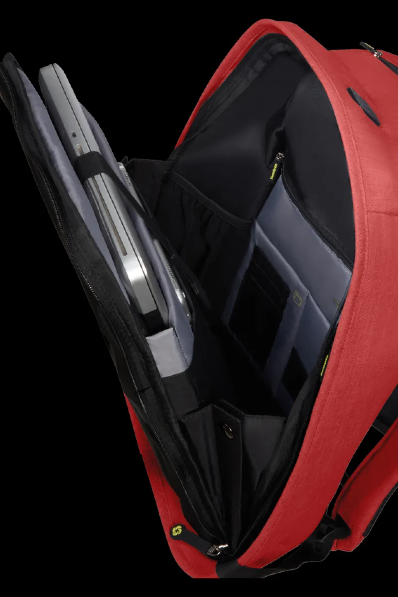 Samsonite Backpacks | Eco Friendly Luggage-SECURIPAK Laptop Backpack 15.6" - Garnet Red