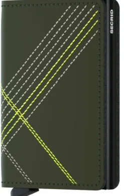 Secrid Wallets-Slimwallet Stitch Linea Lime