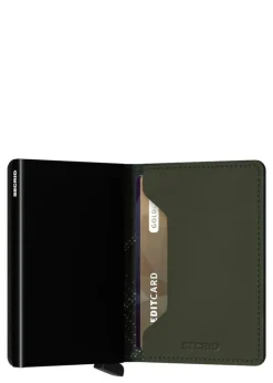 Secrid Wallets-Slimwallet Stitch Linea Lime