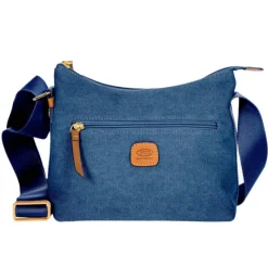 Brics Shoulder Bags-Sorrento Shoulder Bag S Martina - Ocean Blue