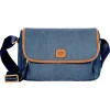 Brics Shoulder Bags-Sorrento Small Shoulder Bag - Ocean Blue