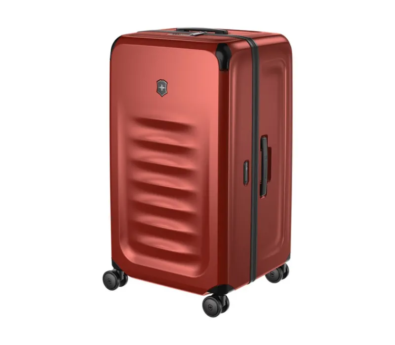 Victorinox Spinner (4 Wheel) | Hardside Luggage-Spectra 3.0 Trunk Large Case - Red