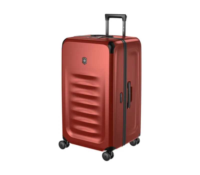 Victorinox Spinner (4 Wheel) | Hardside Luggage-Spectra 3.0 Trunk Large Case - Red