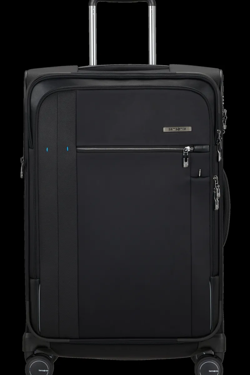 Samsonite Spinner (4 Wheel) | Softside Luggage-SPECTROLITE 3.0 TRVL Spinner Expandable (4 wheels) 68cm - Black