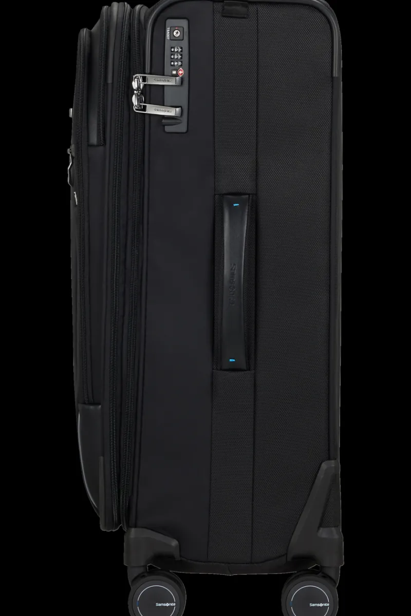 Samsonite Spinner (4 Wheel) | Softside Luggage-SPECTROLITE 3.0 TRVL Spinner Expandable (4 wheels) 68cm - Black