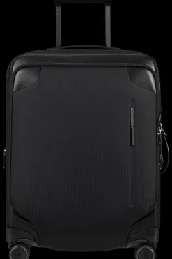 Samsonite Spinner (4 Wheel) | Eco Friendly Luggage-SPLENDIX Spinner (4 wheels) 55cm - Black