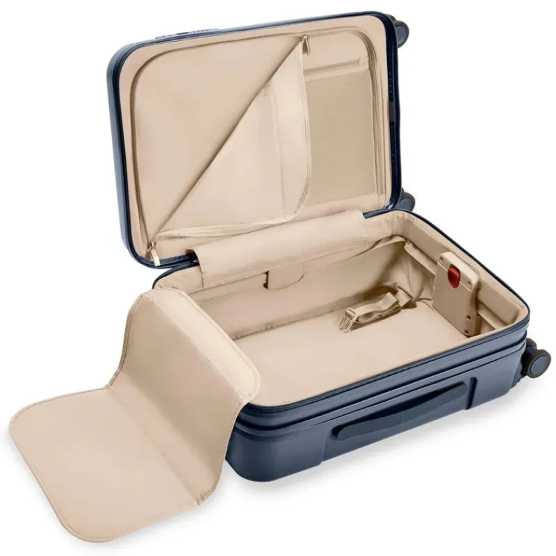Briggs & Riley Spinner (4 Wheel) | Hardside Luggage-Sympatico Essential 56cm Carry-On Expandable Spinner - Navy