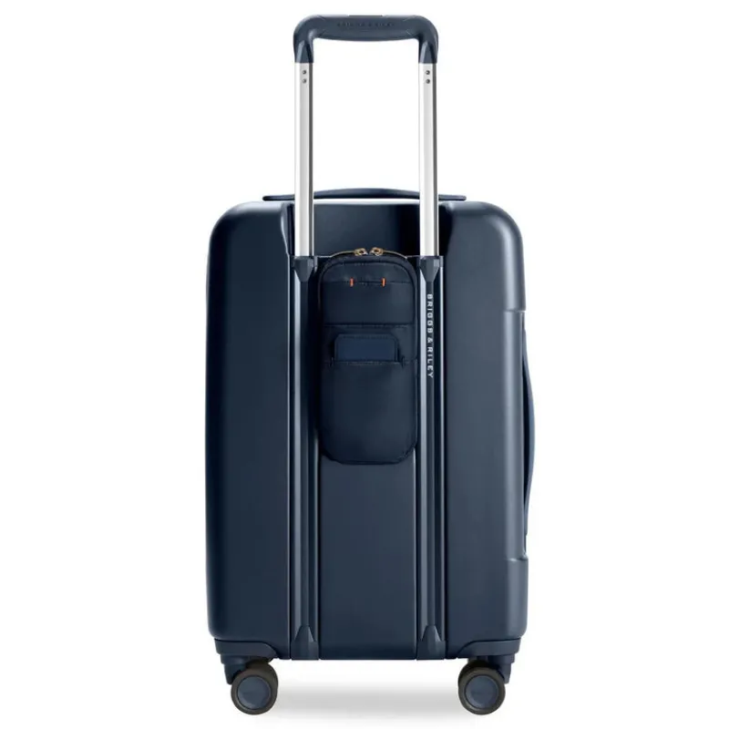Briggs & Riley Spinner (4 Wheel) | Hardside Luggage-Sympatico Essential 56cm Carry-On Expandable Spinner - Navy