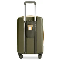 Briggs & Riley Spinner (4 Wheel) | Hardside Luggage-Sympatico Essential 56cm Carry-On Expandable Spinner - Olive