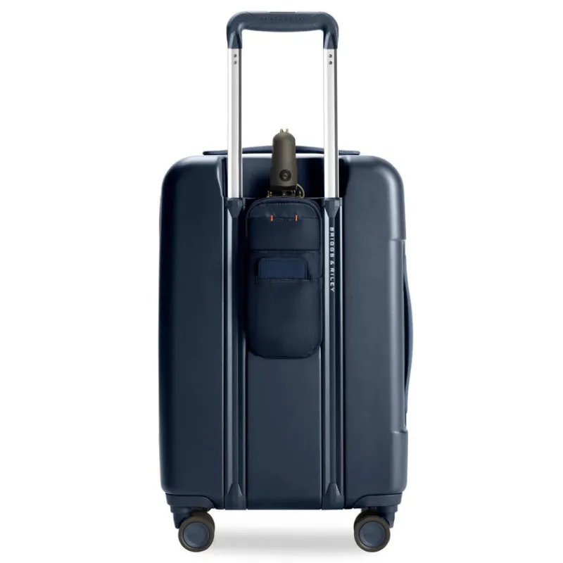 Briggs & Riley Spinner (4 Wheel) | Hardside Luggage-Sympatico Essential 56cm Carry-On Expandable Spinner - Navy