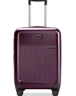 Briggs & Riley Spinner (4 Wheel) | Hardside Luggage-Sympatico Global 53cm Carry-On Expandable Spinner - Plum