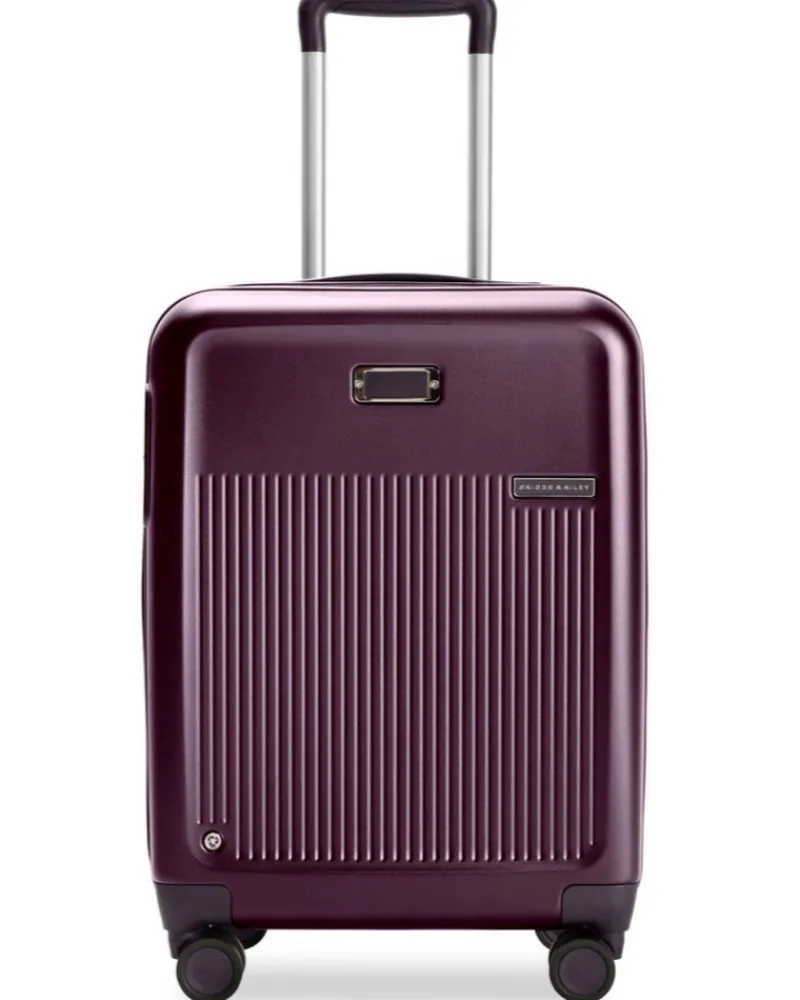Briggs & Riley Spinner (4 Wheel) | Hardside Luggage-Sympatico Global 53cm Carry-On Expandable Spinner - Plum
