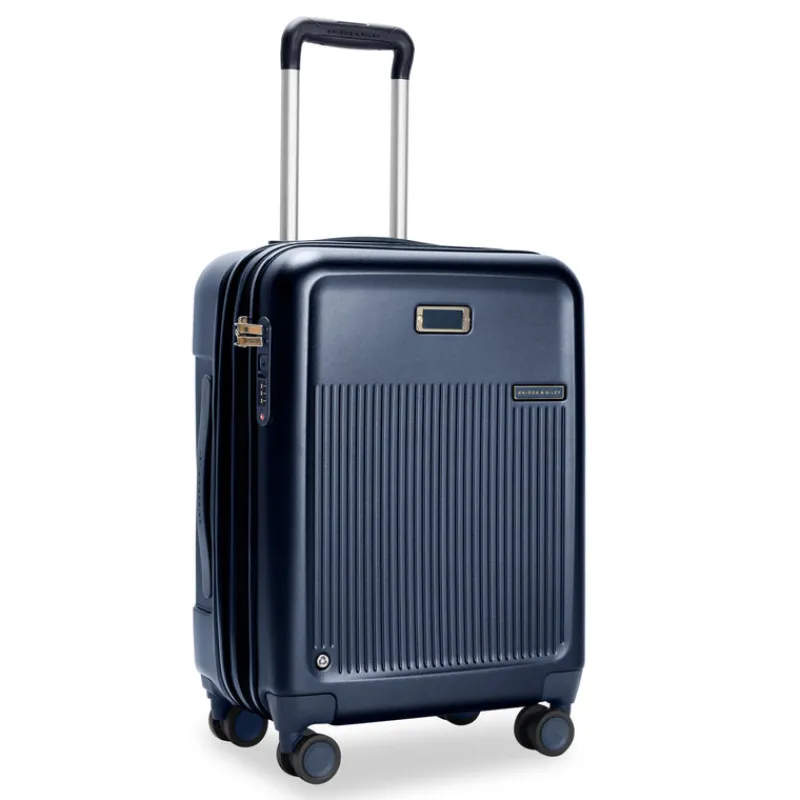 Briggs & Riley Spinner (4 Wheel) | Hardside Luggage-Sympatico Global 53cm Carry-On Expandable Spinner - Navy