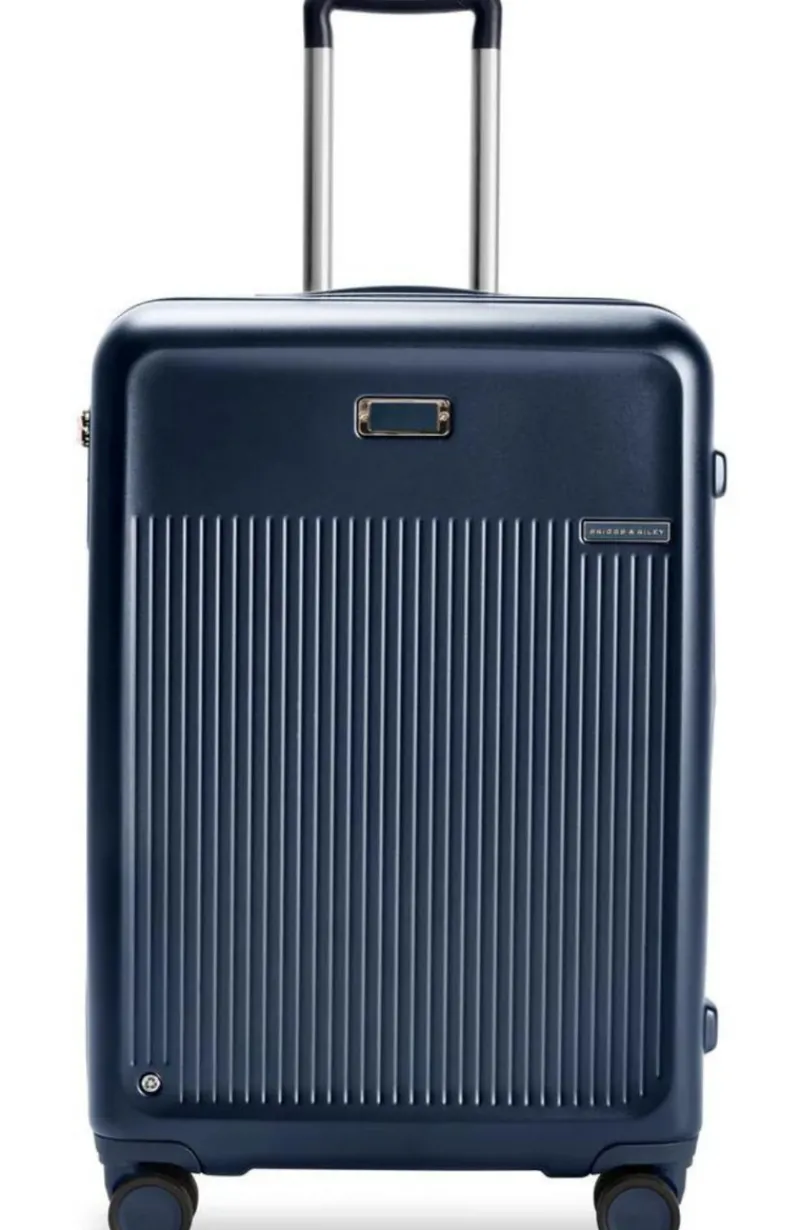 London Luggage Spinner (4 Wheel) | Hardside Luggage-Sympatico Medium Expandable Spinner - Navy