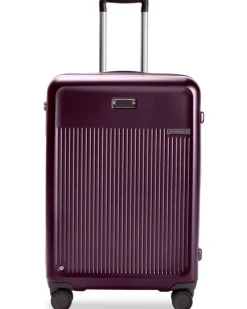 Briggs & Riley Hardside Luggage | Spinner (4 Wheel)-Sympatico Medium Expandable Spinner - Plum