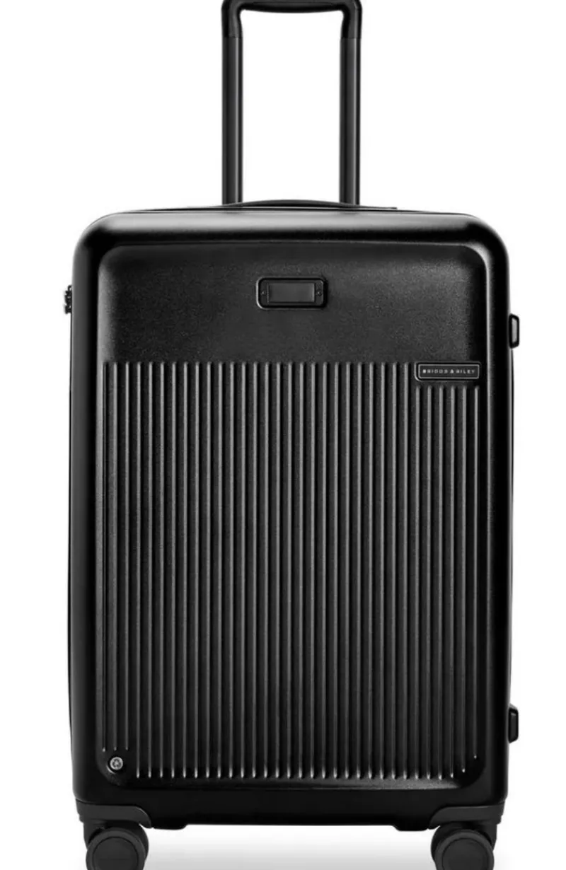 London Luggage Spinner (4 Wheel) | Hardside Luggage-Sympatico Medium Expandable Spinner - Black