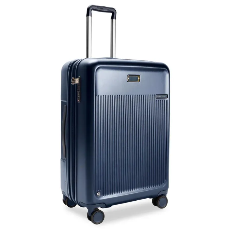 London Luggage Spinner (4 Wheel) | Hardside Luggage-Sympatico Medium Expandable Spinner - Navy