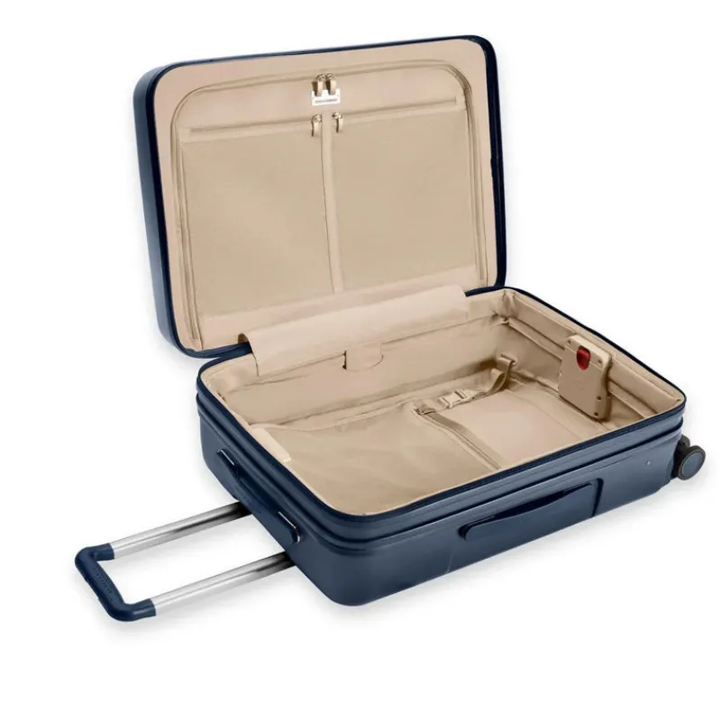 London Luggage Spinner (4 Wheel) | Hardside Luggage-Sympatico Medium Expandable Spinner - Navy
