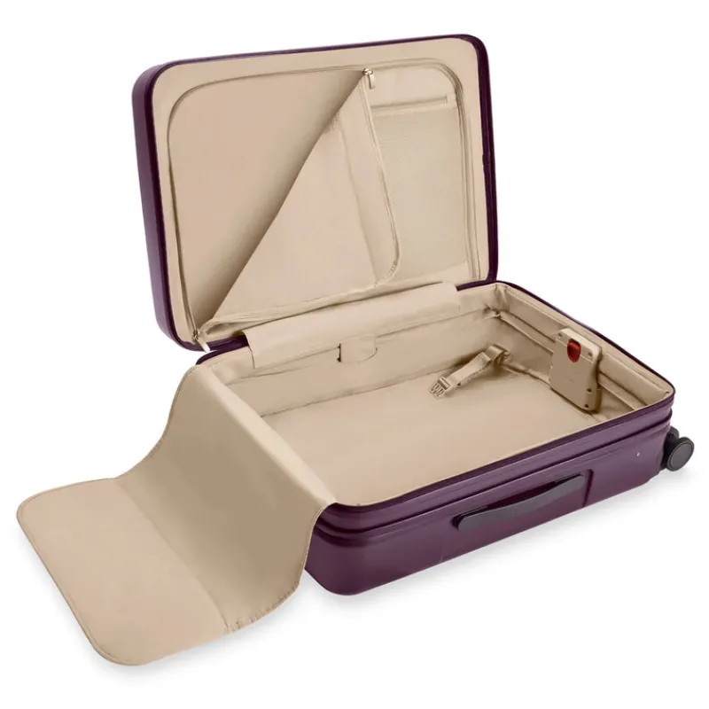 Briggs & Riley Hardside Luggage | Spinner (4 Wheel)-Sympatico Medium Expandable Spinner - Plum