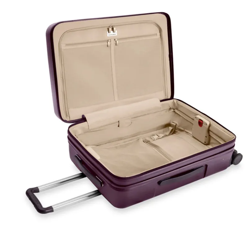 Briggs & Riley Hardside Luggage | Spinner (4 Wheel)-Sympatico Medium Expandable Spinner - Plum