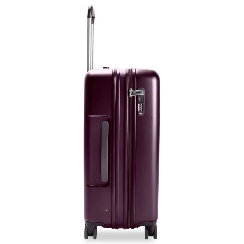 Briggs & Riley Hardside Luggage | Spinner (4 Wheel)-Sympatico Medium Expandable Spinner - Plum