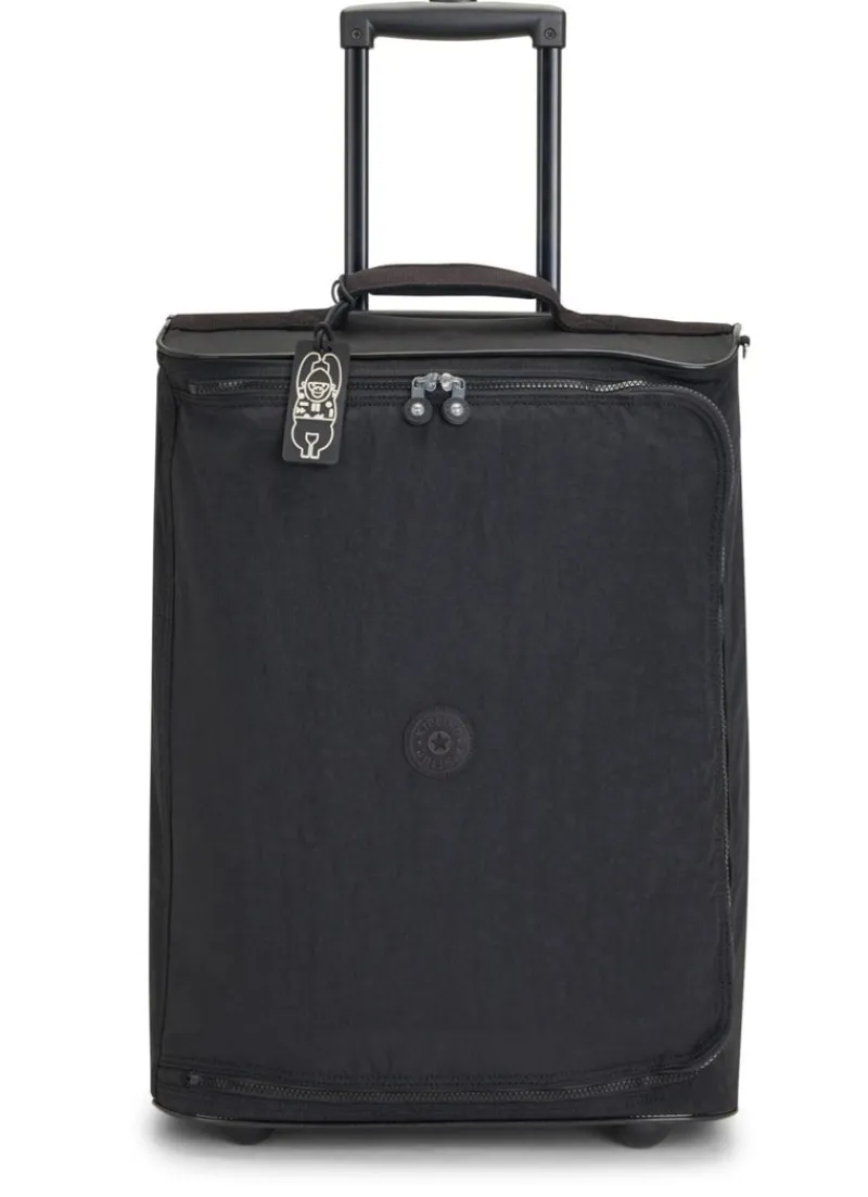 Kipling Cabin Luggage-TEAGAN Extra Small Cabin Duffle Bag with Wheels - Black Noir