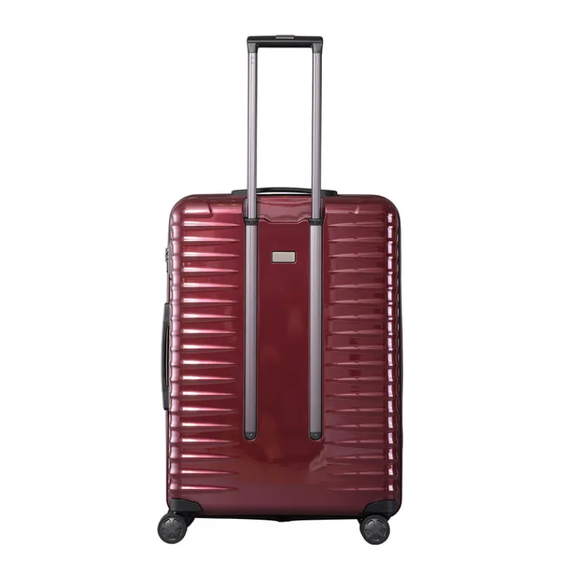 London Luggage Spinner (4 Wheel) | Hardside Luggage-TITAN Litron 4w Trolley L - Cherry Red