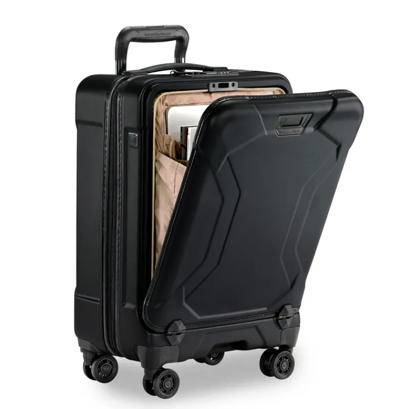Briggs & Riley Spinner (4 Wheel) | Hardside Luggage-TORQ Domestic 56cm Carry-On 4 Wheel Spinner - Stealth