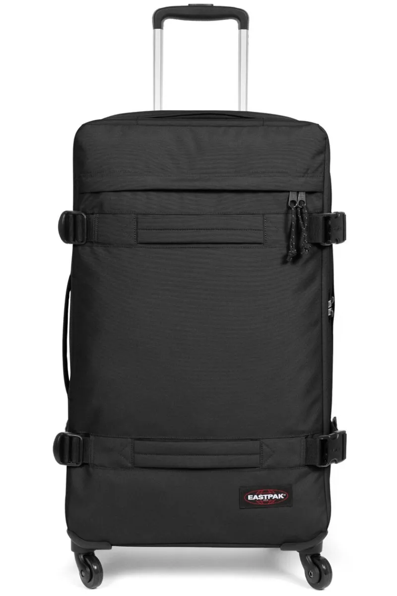 Eastpak Upright (2 Wheel) | Cabin Luggage-TRANSIT'R 4 Large Trolley - Black
