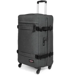 Eastpak Upright (2 Wheel) | Cabin Luggage-TRANSIT'R 4 Large Trolley - Black Denim (grey)