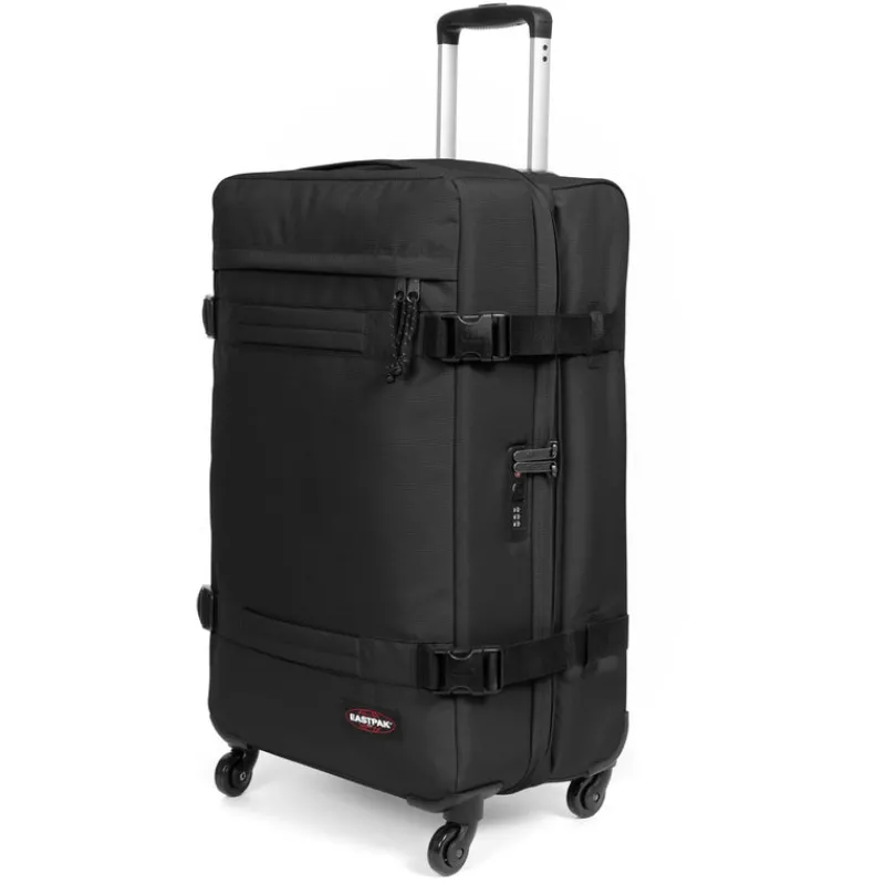 Eastpak Upright (2 Wheel) | Cabin Luggage-TRANSIT'R 4 Large Trolley - Black
