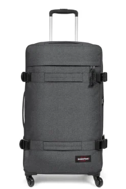 Eastpak Upright (2 Wheel) | Cabin Luggage-TRANSIT'R 4 Medium Trolley - Black Denim (grey)