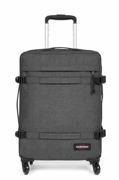 Eastpak Upright (2 Wheel) | Cabin Luggage-TRANSIT'R 4 Small Trolley - Black Denim (grey)