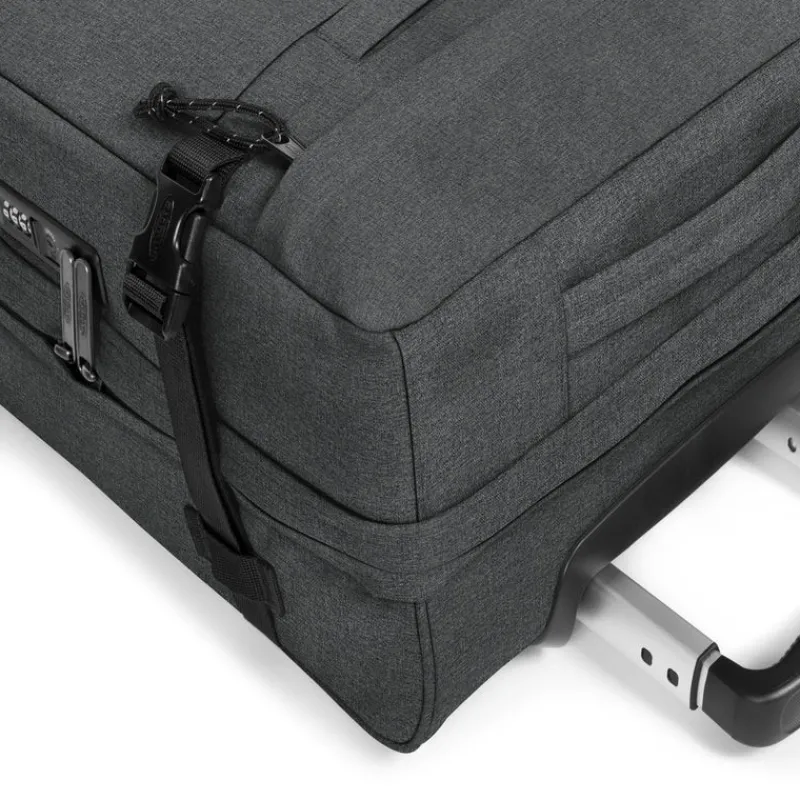Eastpak Upright (2 Wheel) | Cabin Luggage-TRANSIT'R 4 Small Trolley - Black Denim (grey)