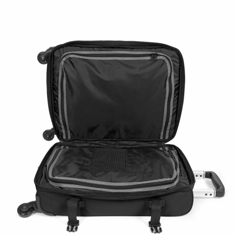 Eastpak Upright (2 Wheel) | Cabin Luggage-TRANSIT'R 4 Small Trolley - Black (Black)