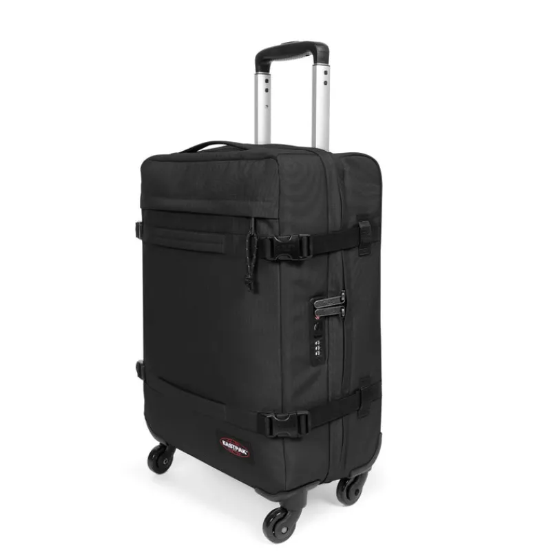Eastpak Upright (2 Wheel) | Cabin Luggage-TRANSIT'R 4 Small Trolley - Black (Black)