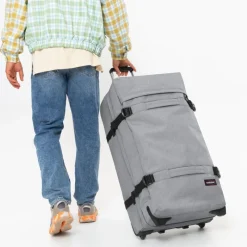 Eastpak Upright (2 Wheel)-TRANSIT'R Large Trolley - Sunday Grey (Grey)