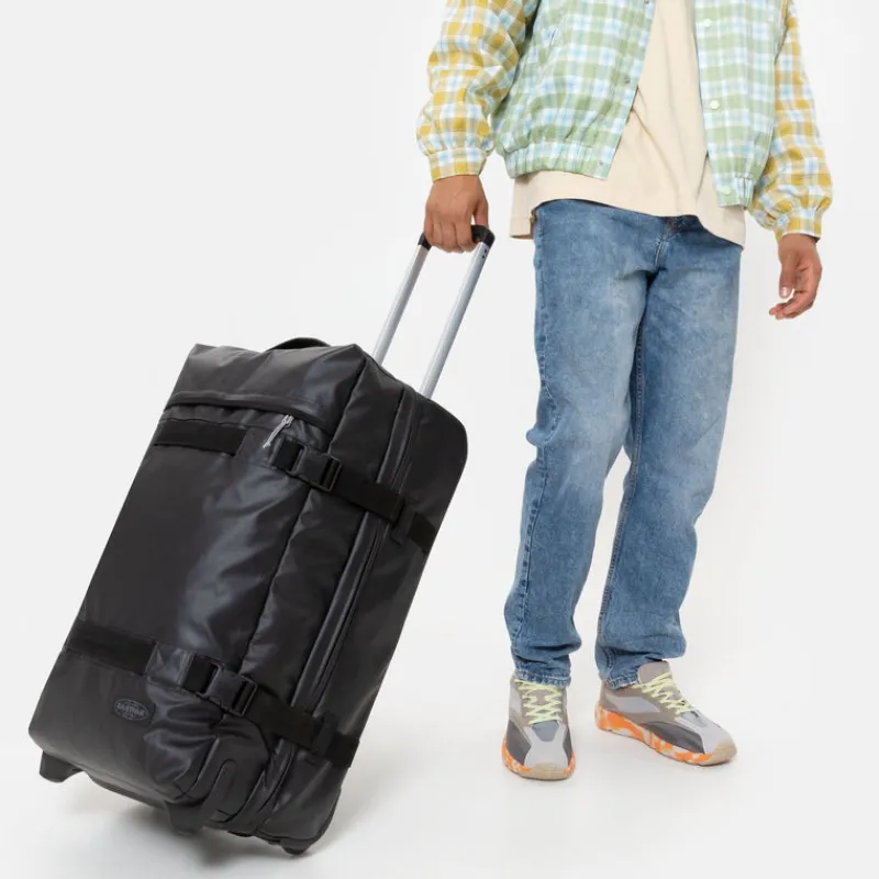 Eastpak Upright (2 Wheel)-TRANSIT'R Medium Trolley - Tarp Black (black)