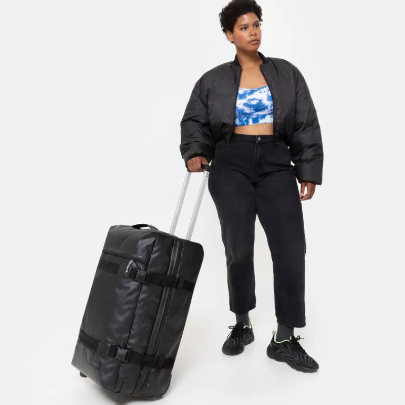 Eastpak Upright (2 Wheel)-TRANSIT'R Medium Trolley - Tarp Black (black)