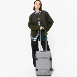 Eastpak Upright (2 Wheel) | Cabin Luggage-TRANSIT'R Small Trolley - Sunday Grey (Grey)